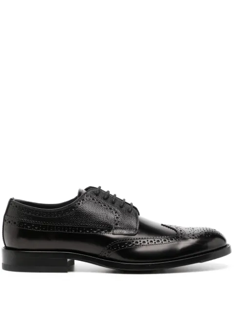 Tod's lace-up leather brogues Black XXM01E0O530PM6