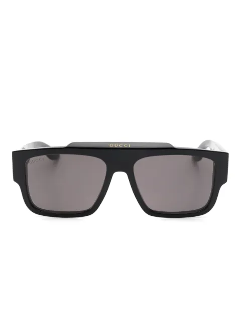 Gucci Eyewear logo-engraved sunglasses Black GG1460S001