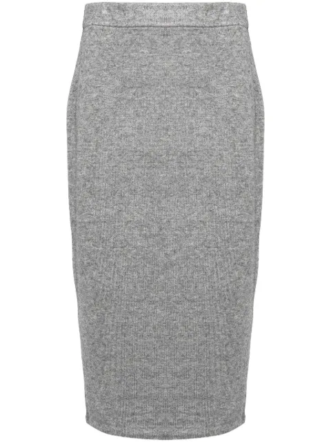 Vince Cozy knitted midi skirt Grey V990384341A