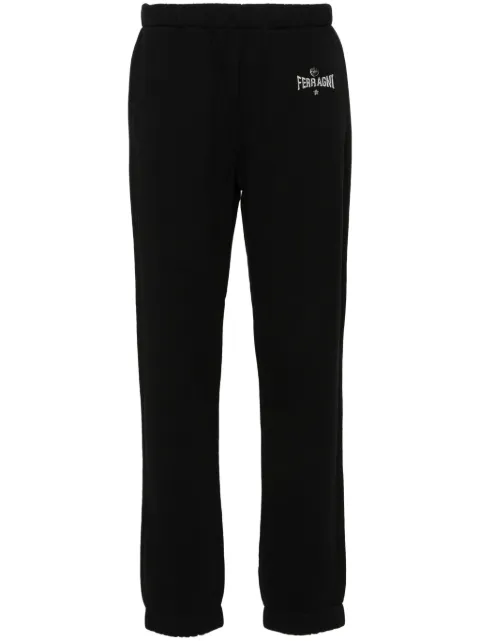 Chiara Ferragni embroidered-logo track pants Black 76CBAC01CFK02