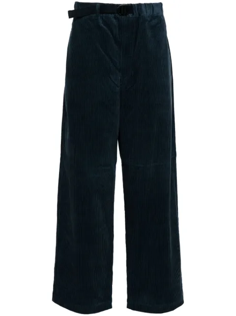 Danton belted corduroy trousers Blue DTE0137MWC