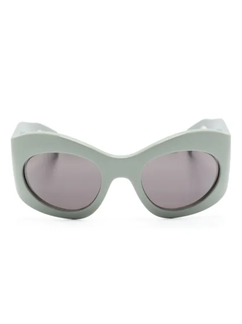 Gucci Eyewear oval-frame sunglasses Green GG1463S004