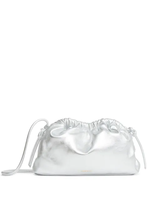 Mansur Gavriel mini Cloud clutch bag Silver WP20H010MN