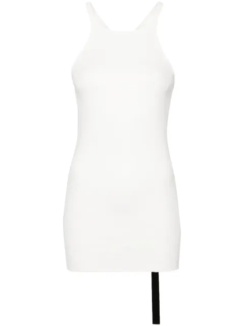 Rick Owens DRKSHDW racerback cotton tank top White DS01D1119RN