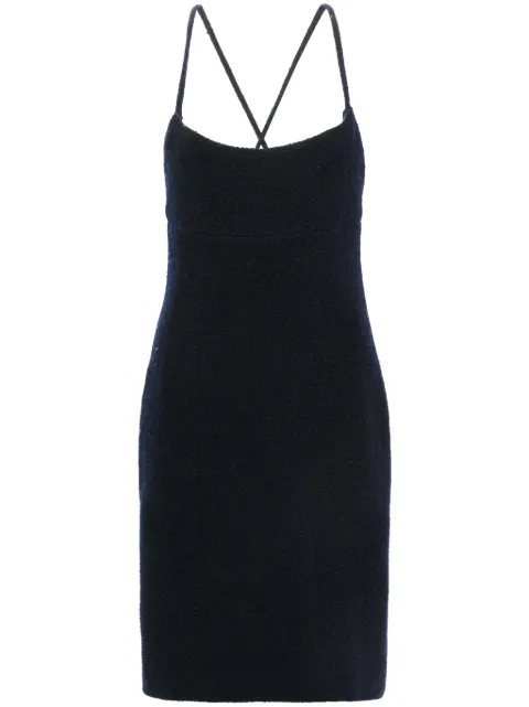 CHANEL Pre-Owned 1994 tweed minidress Blue CHA1800RZR
