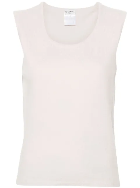 CHANEL Pre-Owned 2003 cashmere top Pink CHA600RN