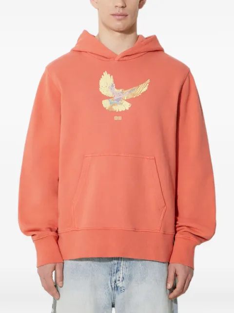 Ksubi graphic hooded knitwear Orange MPS24FL009