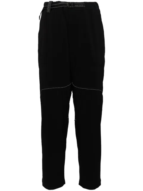 and Wander padded tapered trousers Black 5743242016