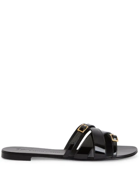 Giuseppe Zanotti Alhima leather sandals Black E400071003