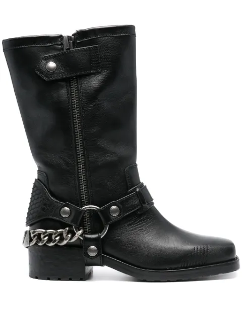 Zadig&Voltaire Igata leather biker boots Black SWCT00865245