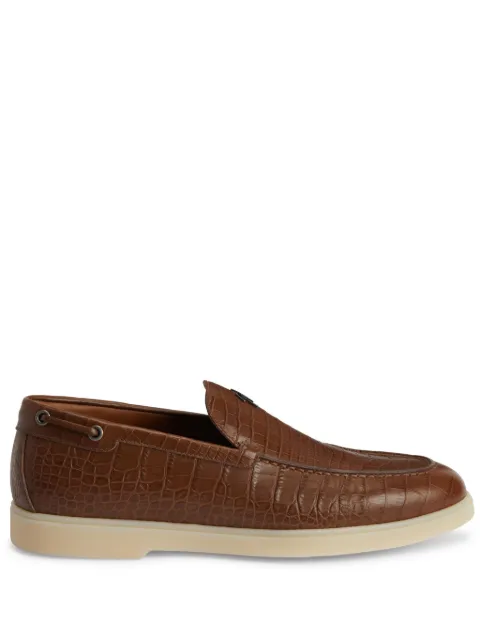 Giuseppe Zanotti The Maui leather loafers Brown EU40040002