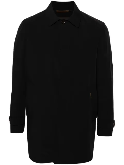 Moorer Vittor-KN single-breasted coat Black VITTORKN