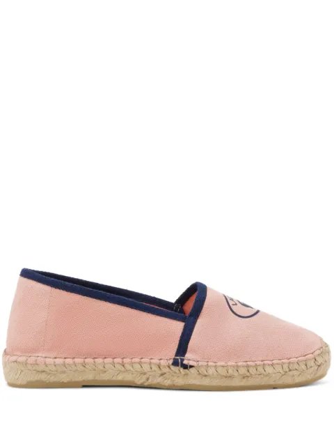 Lacoste logo-print espadrilles Pink 47CFA0024