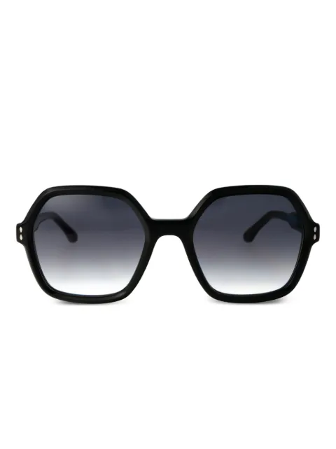 Isabel Marant Eyewear geometric-frame sunglasses Black IM0152S