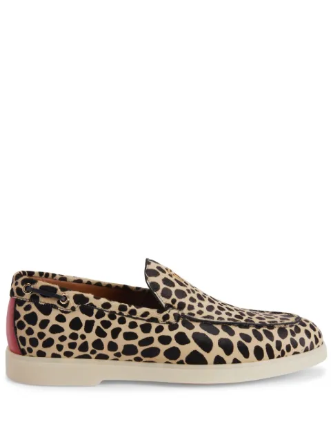 Giuseppe Zanotti The Maui leopard-print loafers Neutrals EU40029001