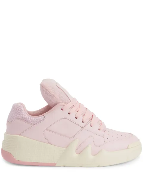 Giuseppe Zanotti Talon leather sneakers Pink RS40028004