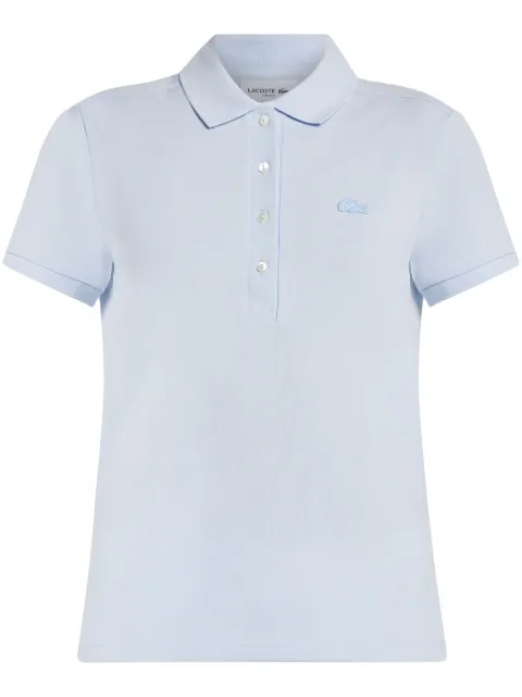 Lacoste logo-appliqué polo shirt Blue PF5462