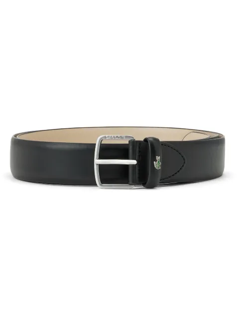 Lacoste logo-engraved leather belt Black RC4091