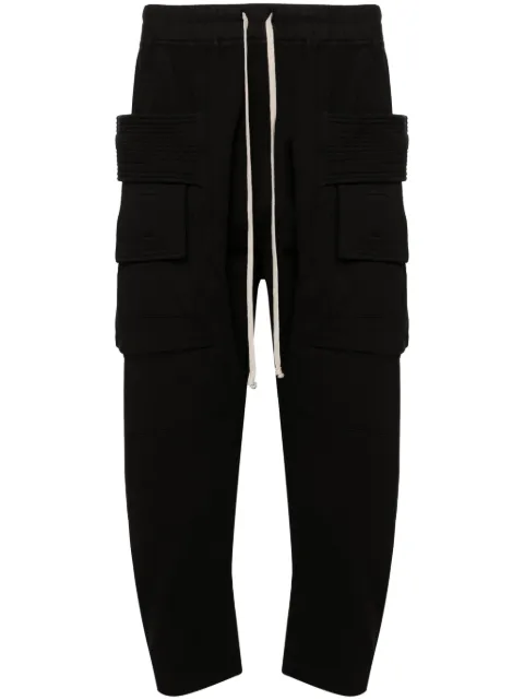 Rick Owens DRKSHDW Creatch cropped cargo trousers Black DU01D1371RIG