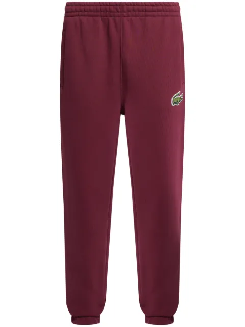 Lacoste logo-patch track trousers Red XH0075