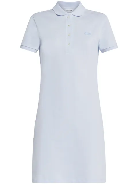 Lacoste logo-appliqué cotton polo dress Blue EF5473