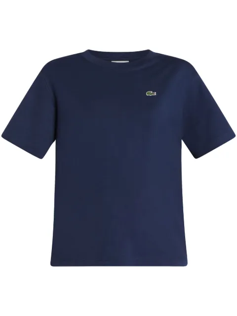Lacoste logo-patch cotton T-shirt Blue TF7215