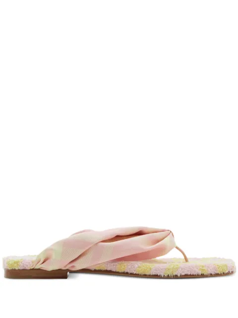 Burberry open-toe flat sandals Pink 8079969