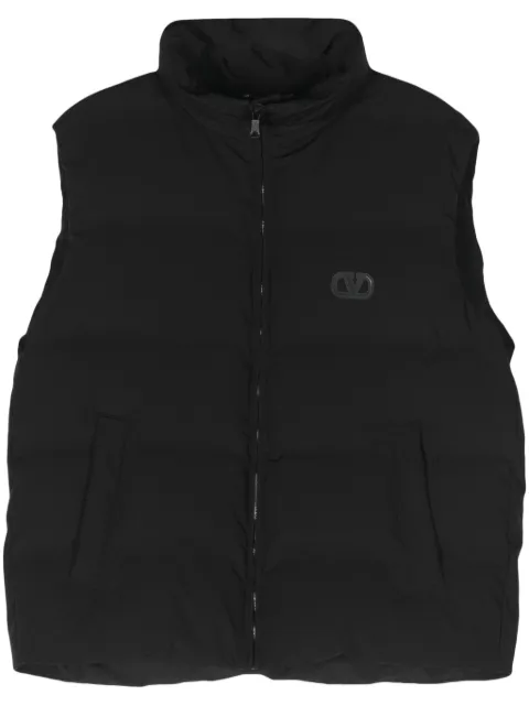Valentino Garavani VLogo Signature down gilet Black VCQA30944