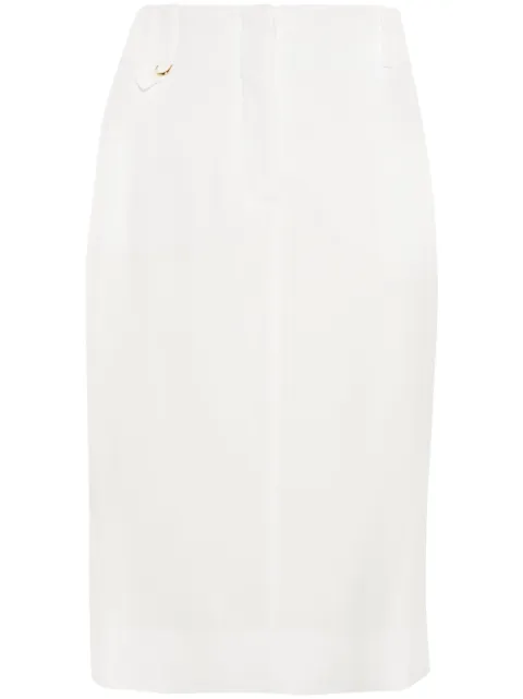 Jacquemus La Jupe Midi Bari skirt White 241SK0461359100