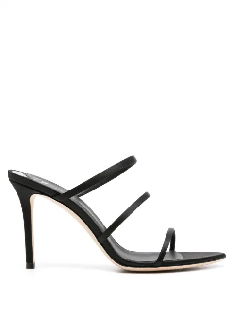 Giuseppe Zanotti Alimha satin sandals Black E400008011