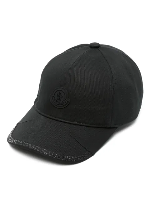 Moncler logo-appliqué baseball cap Black J10933B000040U082