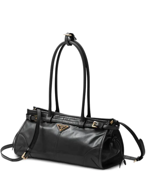 Prada Bonnie medium leather handbag Black 1BA426VMOO2CYR
