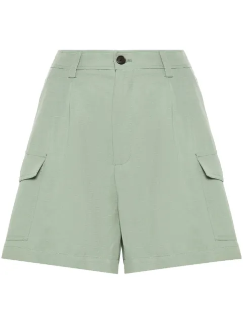 Woolrich pleated cargo shorts Green 241CFWWSH0036FRUT3043