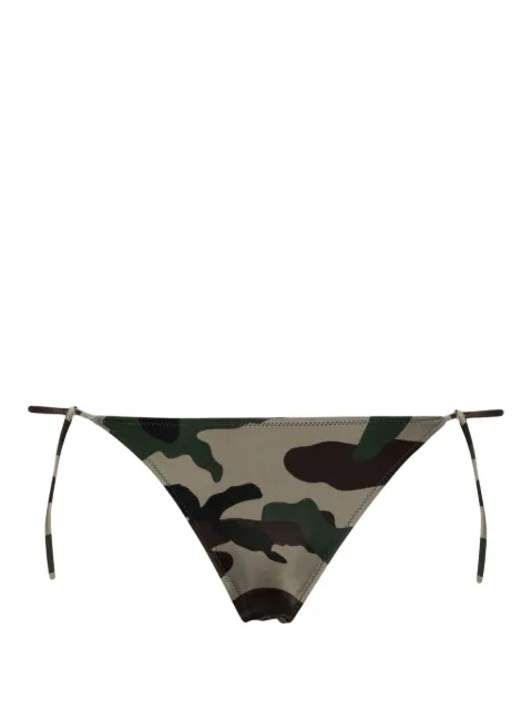 VETEMENTS camouflage-print bikini bottoms Green WE64SW301Z