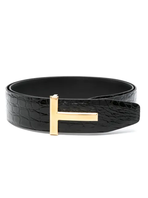 TOM FORD T Icon belt Black TB178ECY001G