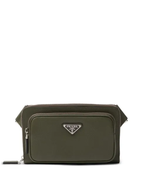 Prada leather belt bag Green 2VH156VOOO9Z2