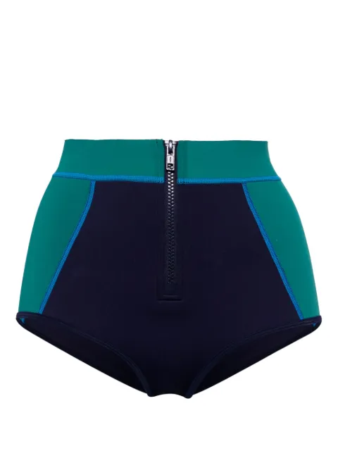 Duskii high-waisted swim shorts Blue DNB23083NG