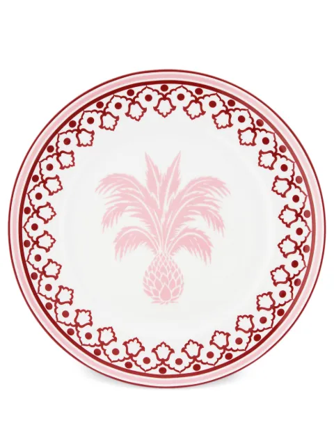 AQUAZZURA CASA Jaipur porcelain charger plate (31cm) Red JAICHP31PCNBAPU00