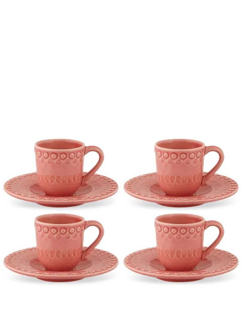 Bordallo Pinheiro Fantasia coffee set (set of four) Pink 65031389