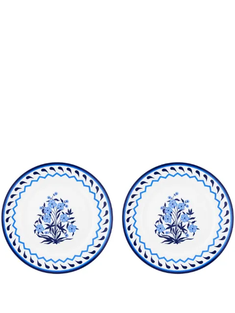 AQUAZZURA CASA Jaipur dinner plates (set of two) Blue JAIDIPX2PCNBLUU00