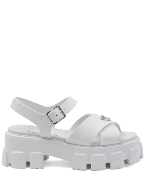 Prada Monolith rubber sandals White 1X382NF0553LKK