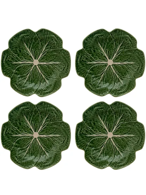 Bordallo Pinheiro Couve dinner plate (set of four) Green 65031368