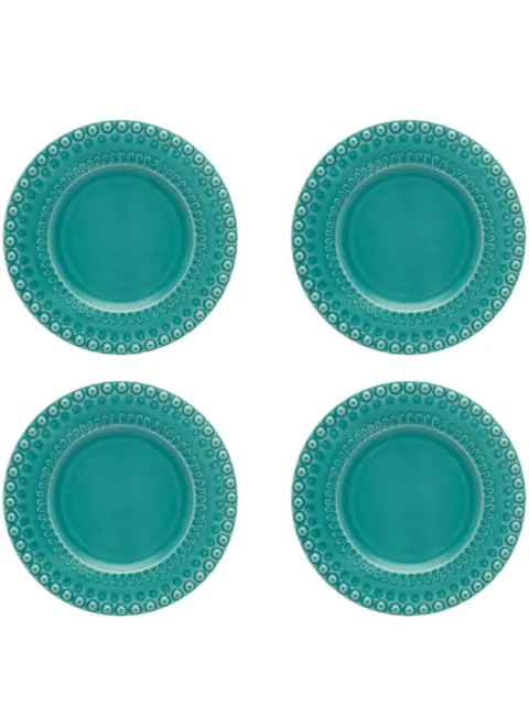 Bordallo Pinheiro Fantasia dessert plate (set of four) Blue 65031372