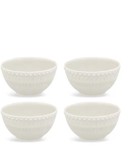 Bordallo Pinheiro Fantasia ceramic bowl (set of four) Neutrals 65031382