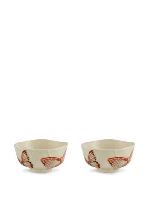 Bordallo Pinheiro Cloudy Butterflies bowl (set of two) Neutrals 65031312