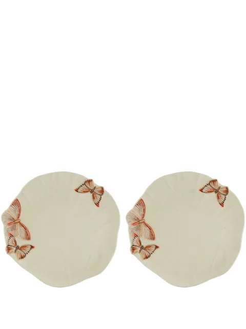 Bordallo Pinheiro Cloudy Butterflies charger plate (set of two) Neutrals 65031316