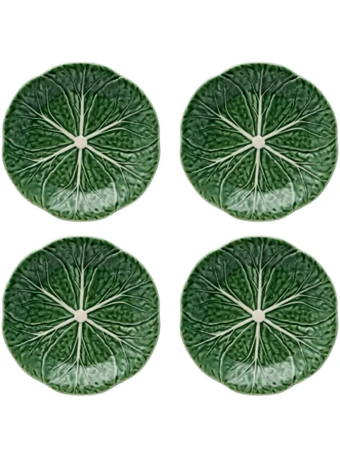 Bordallo Pinheiro Couve dessert plate (set of four) Green 65031369
