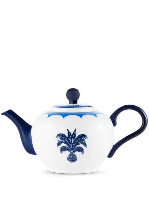 AQUAZZURA CASA Jaipur porcelain teapot (133cl) Blue JAITEP12PCNBLUU00