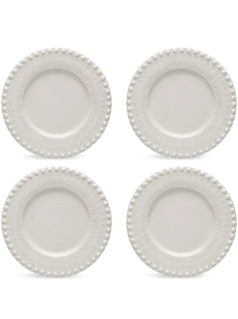 Bordallo Pinheiro Fantasia dessert plate (set of four) Neutrals 65031380