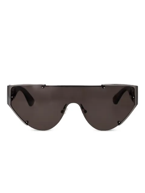 Alexander McQueen Eyewear AMQ the grip shield-frame sunglasses Black AM0447S